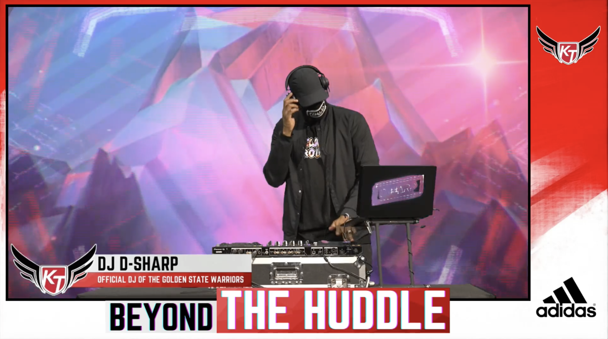 DJ D-Sharp for Beyond the Huddle flyer