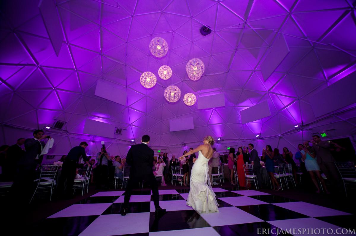 Indoor dome lighting for wedding